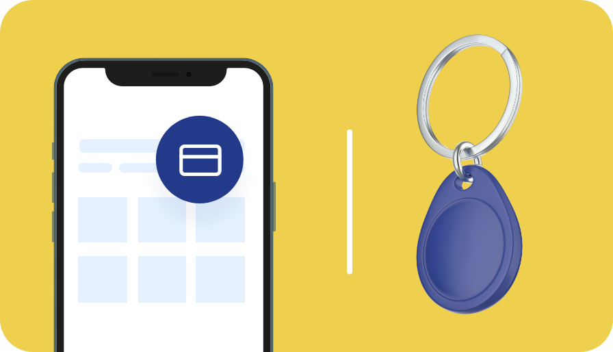 Tālrunis un RFID atslēga