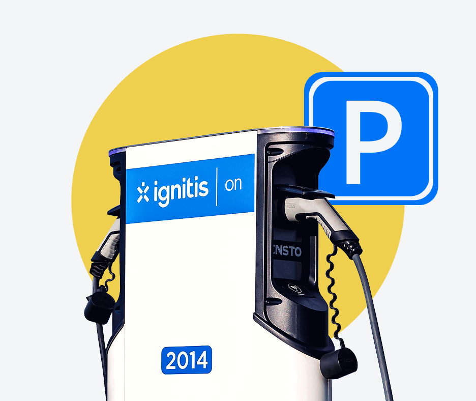 Ignitis ON uzlādes stacija