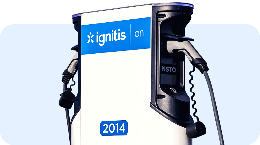 Ignitis ON lēnās uzlādes stacija