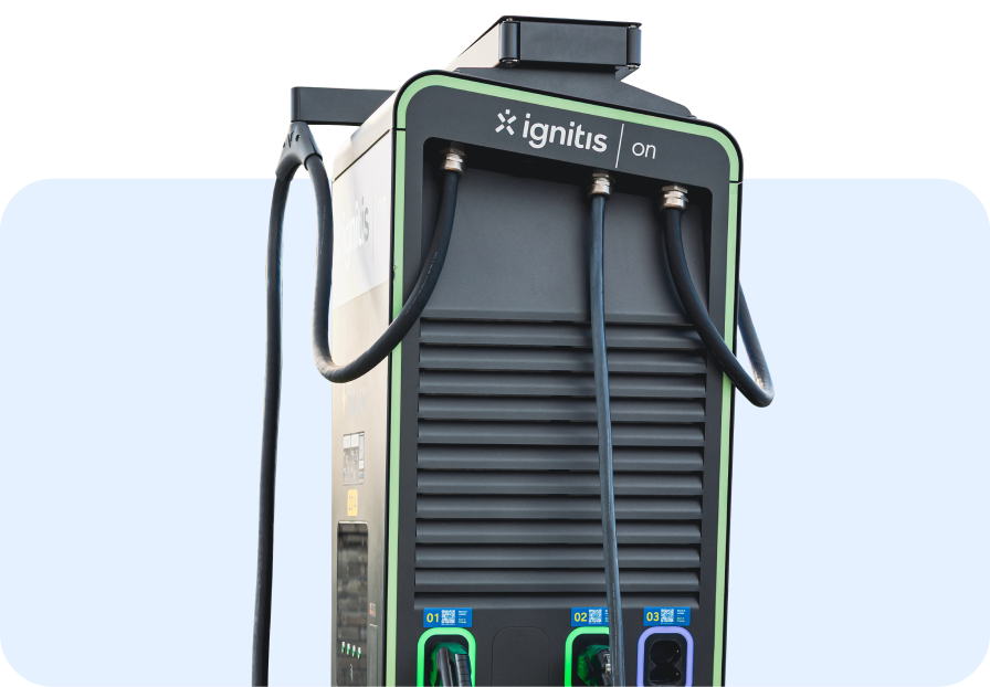 Ignitis ON ātrās uzlādes stacija