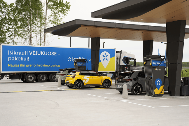 New EV hub in Vejukai