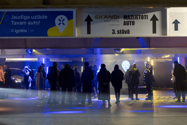 “Ignitis ON” lieljaudas uzlādes centra atklāšana t/c “Domina Shopping”.