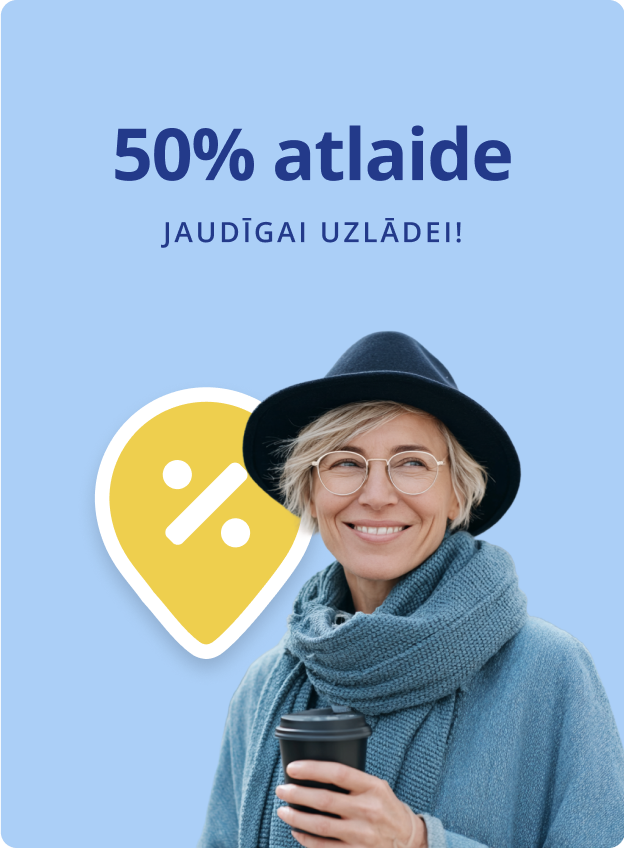 50% atlaide jaudīgai uzlādei!